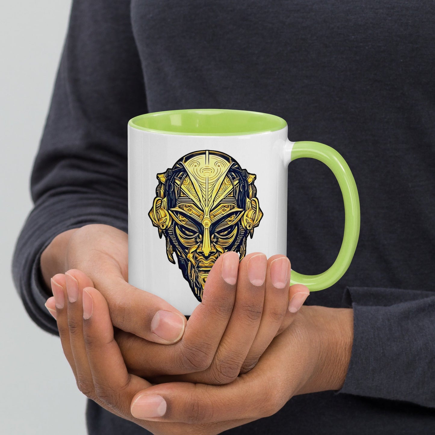 The Mask of Wisdom: Alden - Mug with Color Inside - BBairt