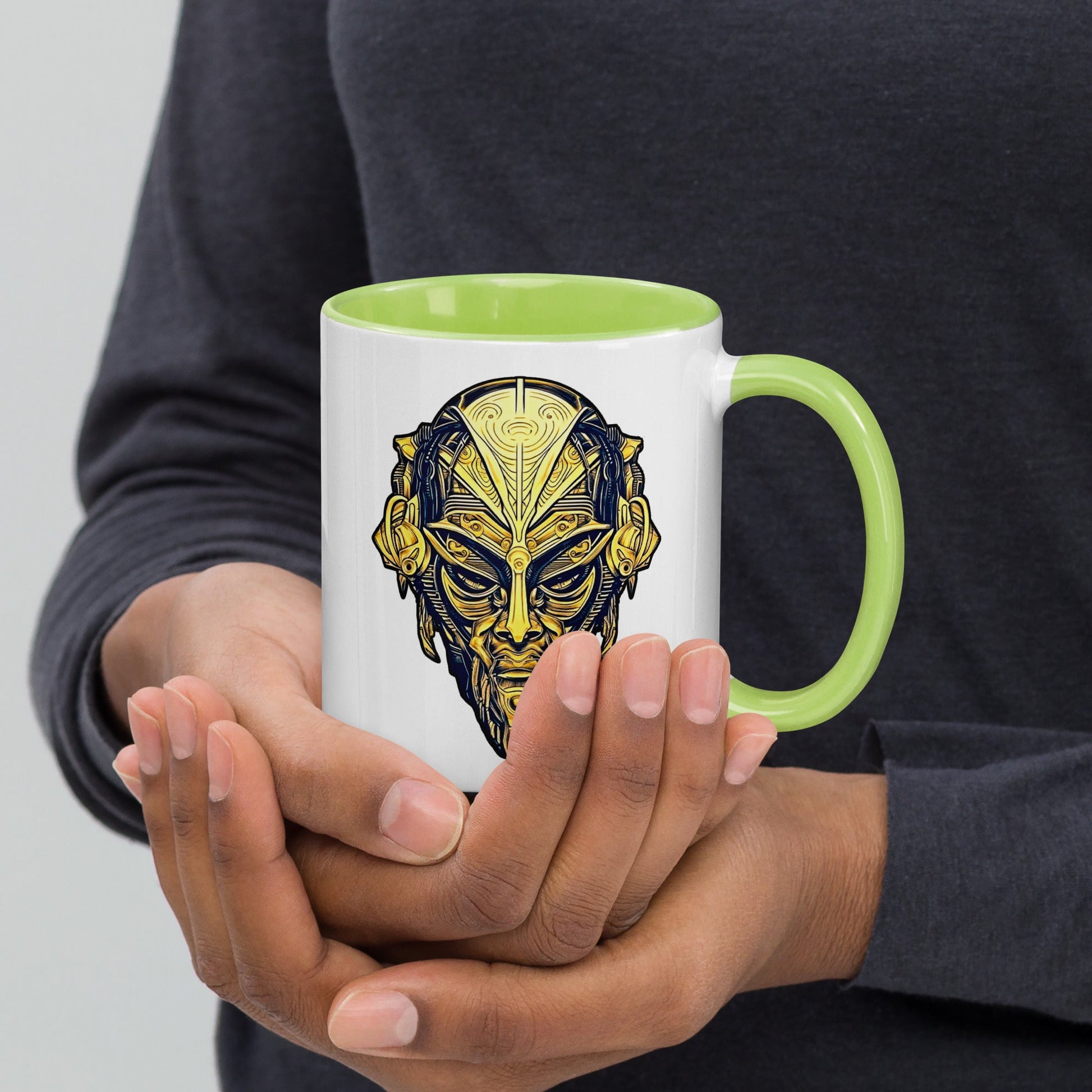 The Mask of Wisdom: Alden - Mug with Color Inside - BBairt