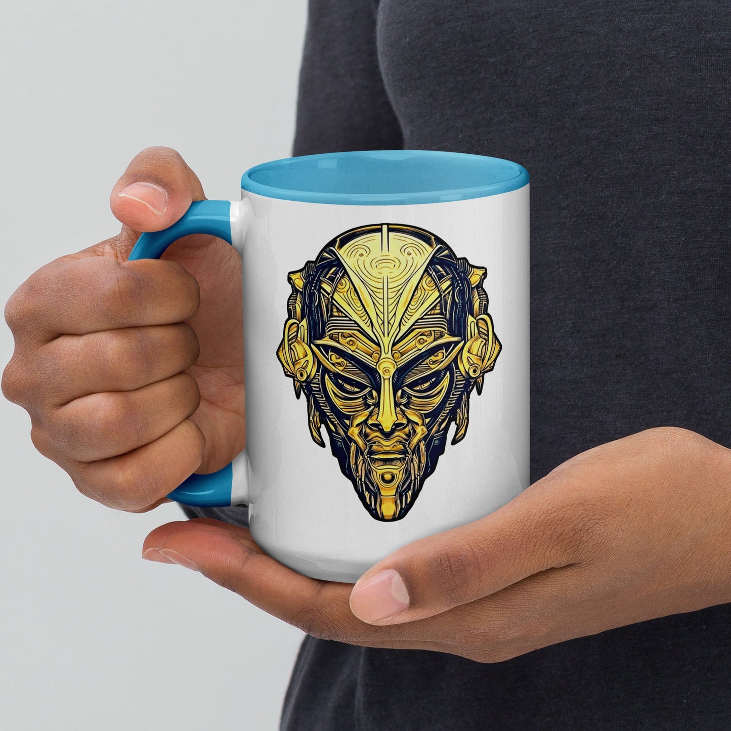 The Mask of Wisdom: Alden - Mug with Color Inside - BBairt
