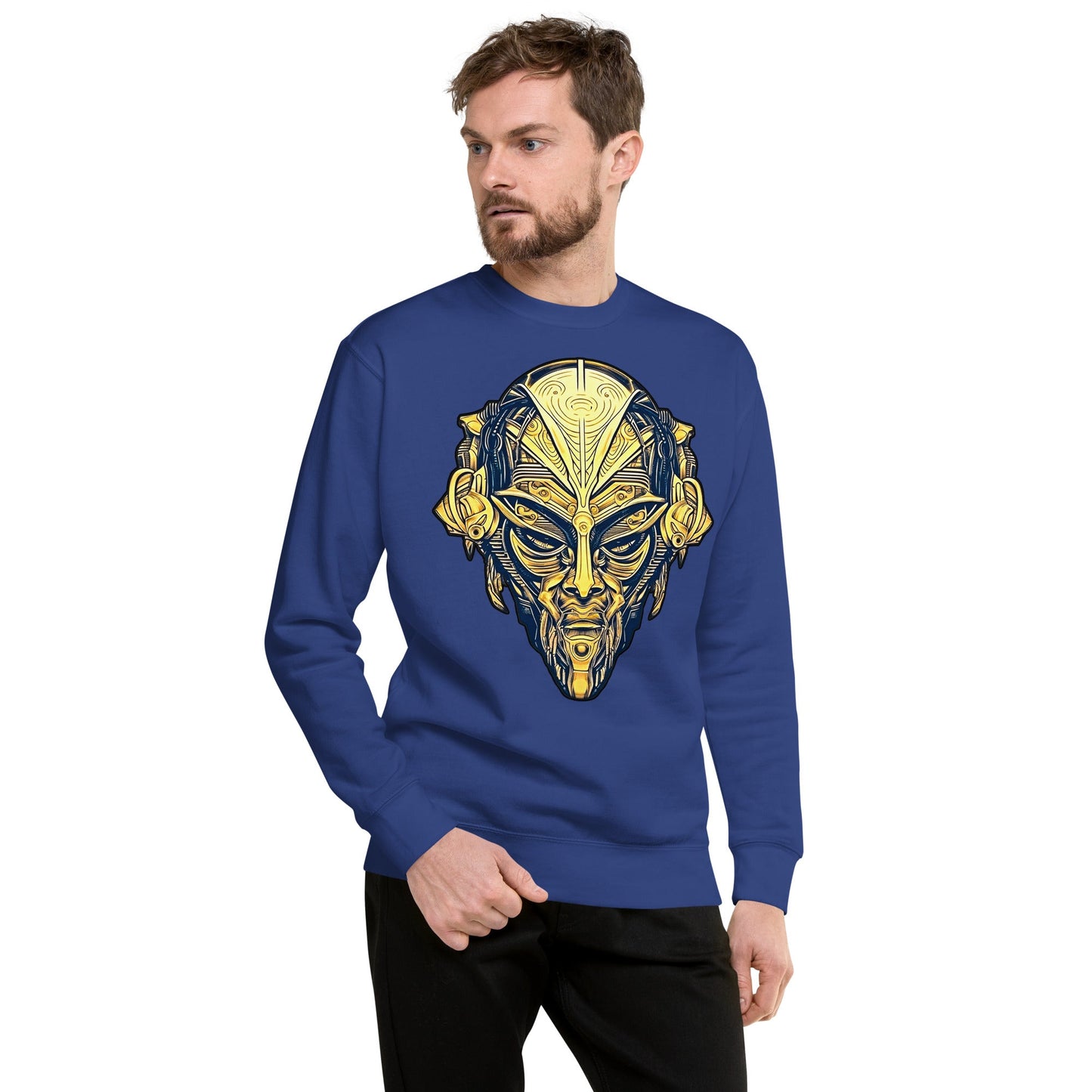 The Mask of Wisdom: Alden - Unisex Premium Sweatshirt - BBairt