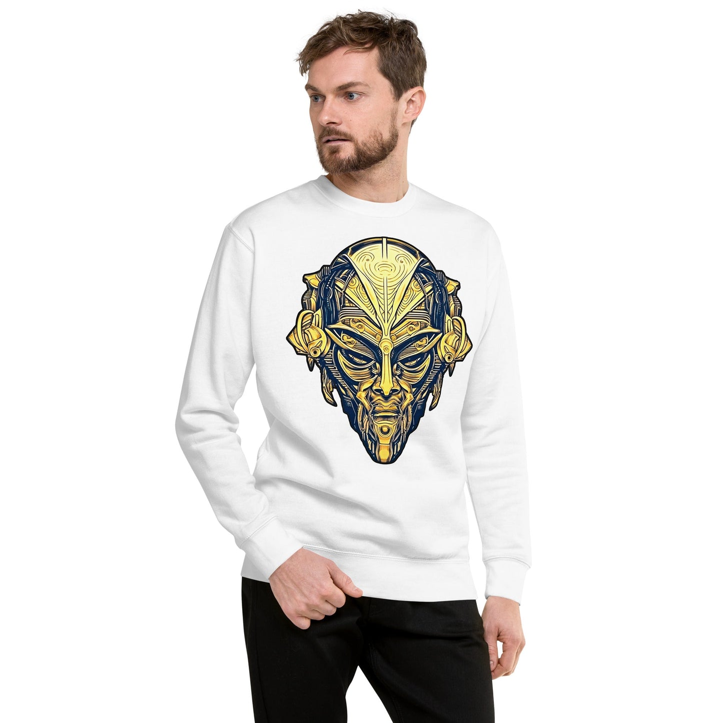 The Mask of Wisdom: Alden - Unisex Premium Sweatshirt - BBairt