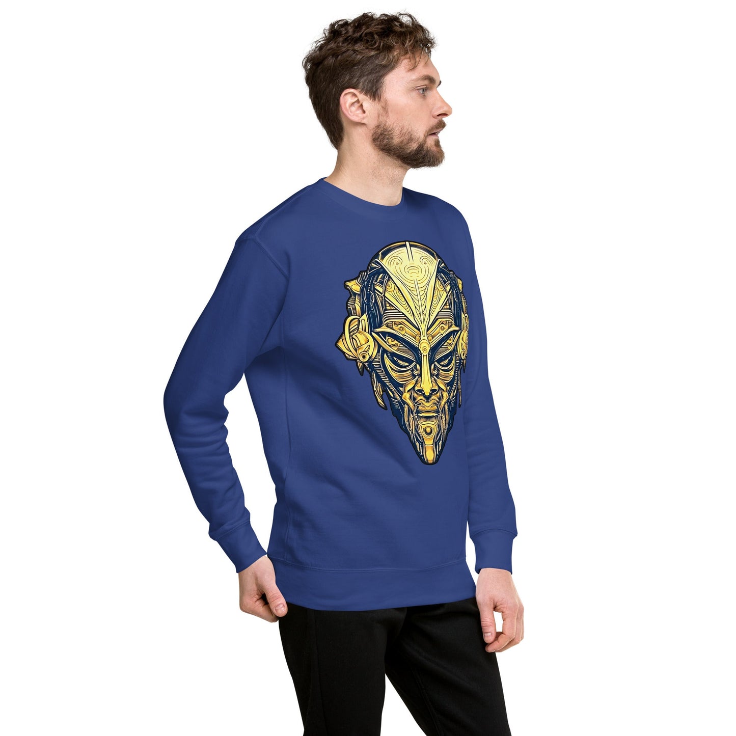 The Mask of Wisdom: Alden - Unisex Premium Sweatshirt - BBairt