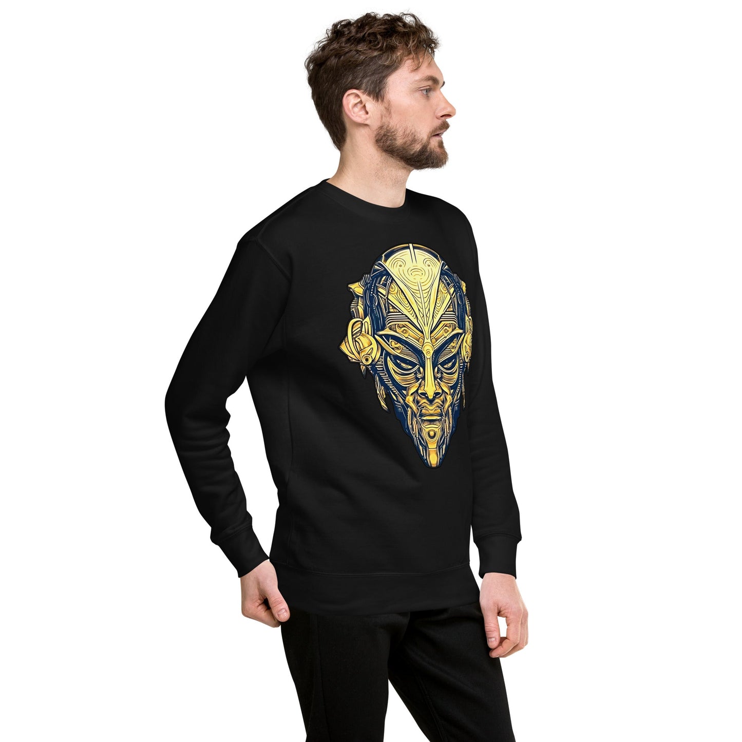 The Mask of Wisdom: Alden - Unisex Premium Sweatshirt - BBairt