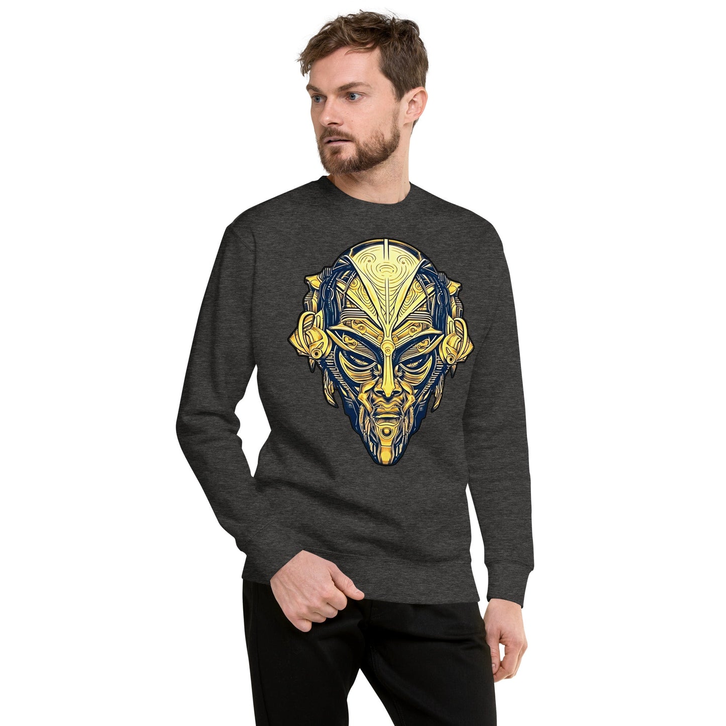 The Mask of Wisdom: Alden - Unisex Premium Sweatshirt - BBairt