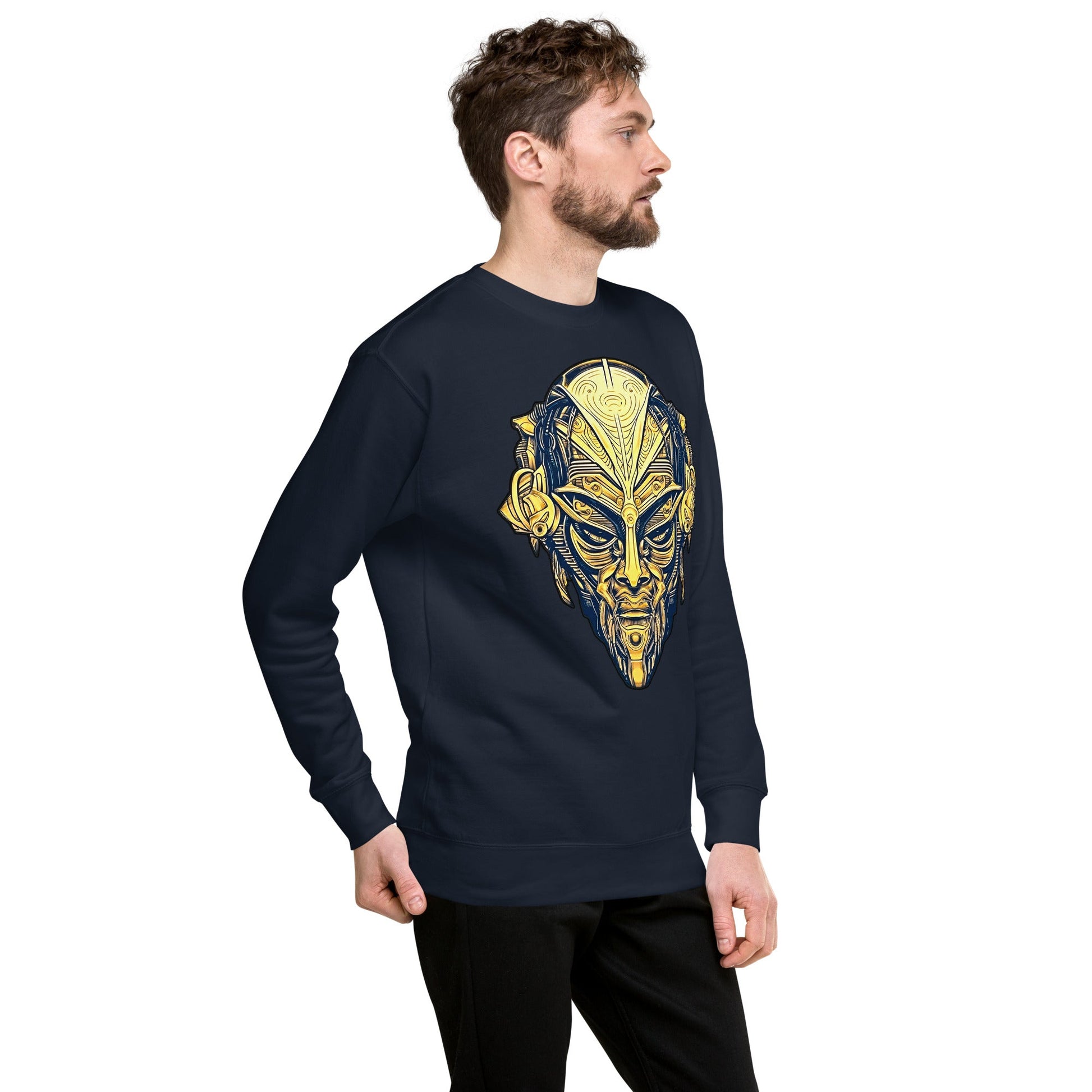 The Mask of Wisdom: Alden - Unisex Premium Sweatshirt - BBairt