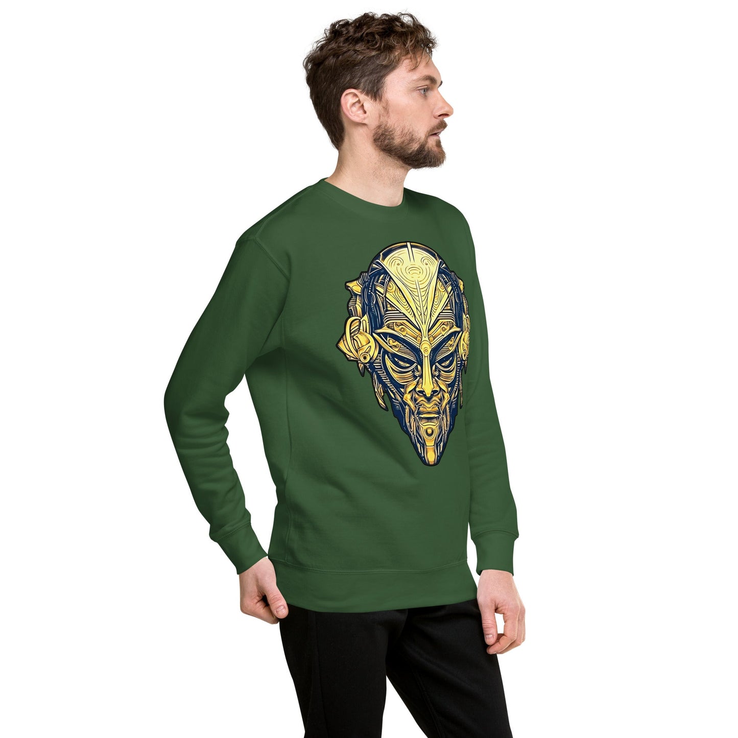 The Mask of Wisdom: Alden - Unisex Premium Sweatshirt - BBairt