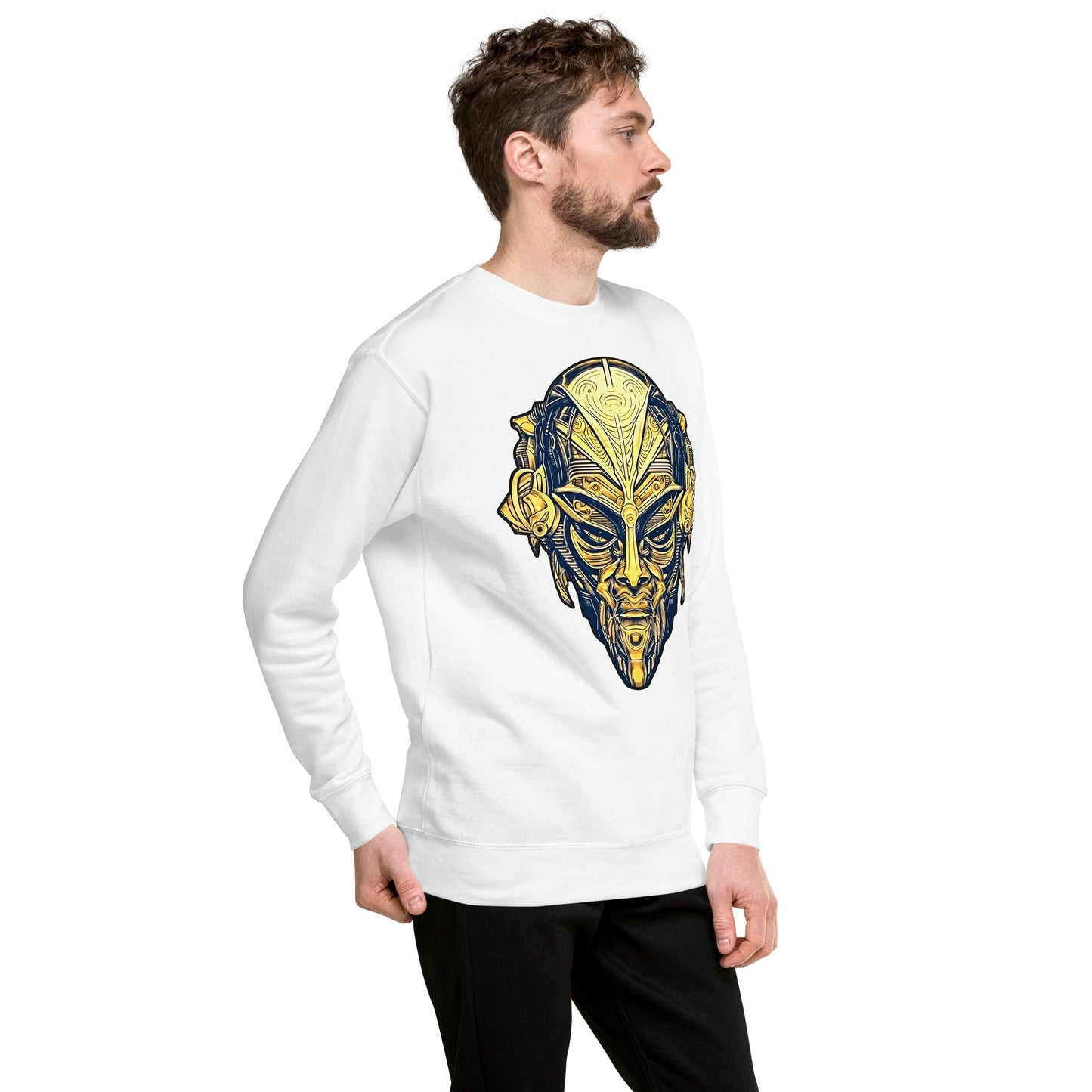 The Mask of Wisdom: Alden - Unisex Premium Sweatshirt - BBairt