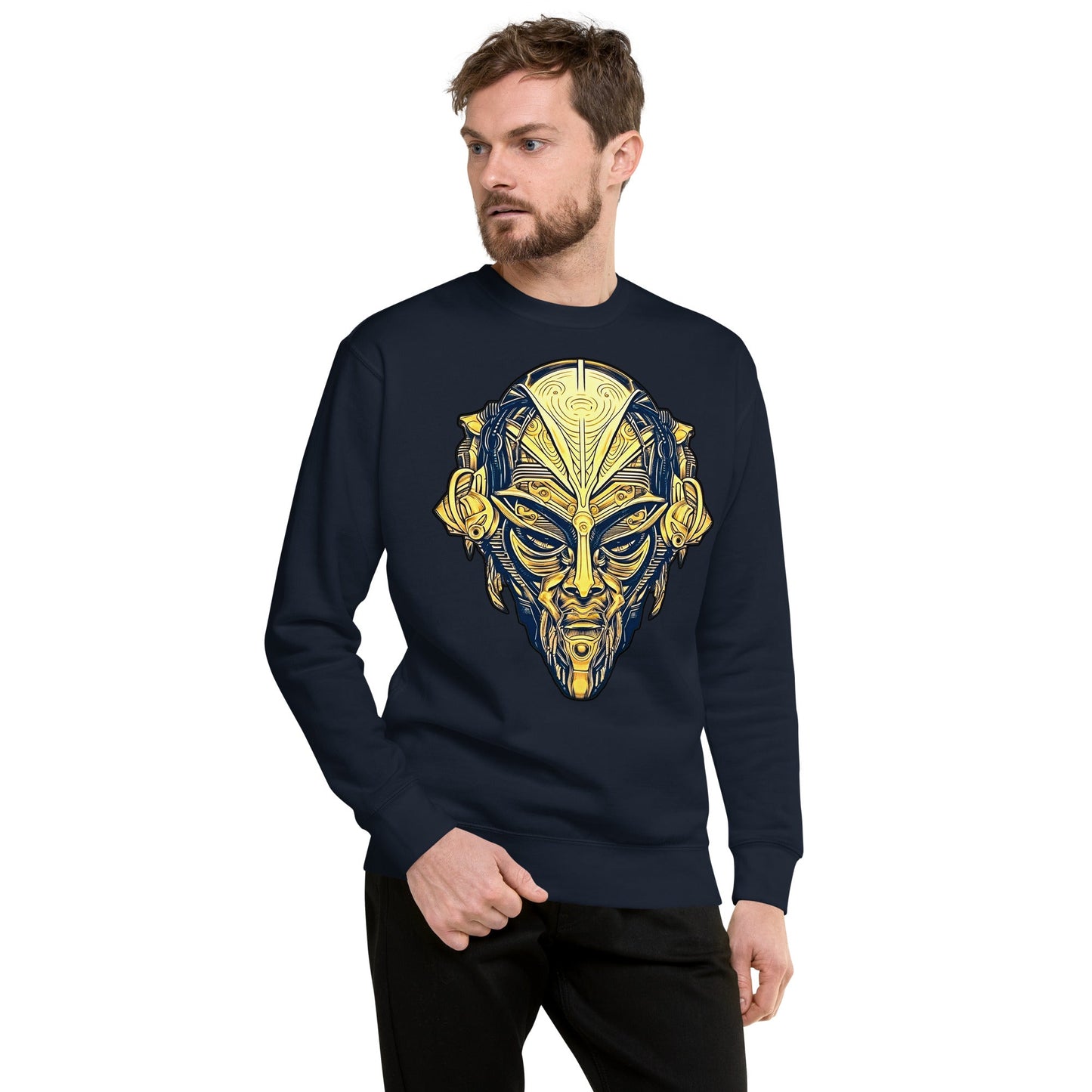 The Mask of Wisdom: Alden - Unisex Premium Sweatshirt - BBairt