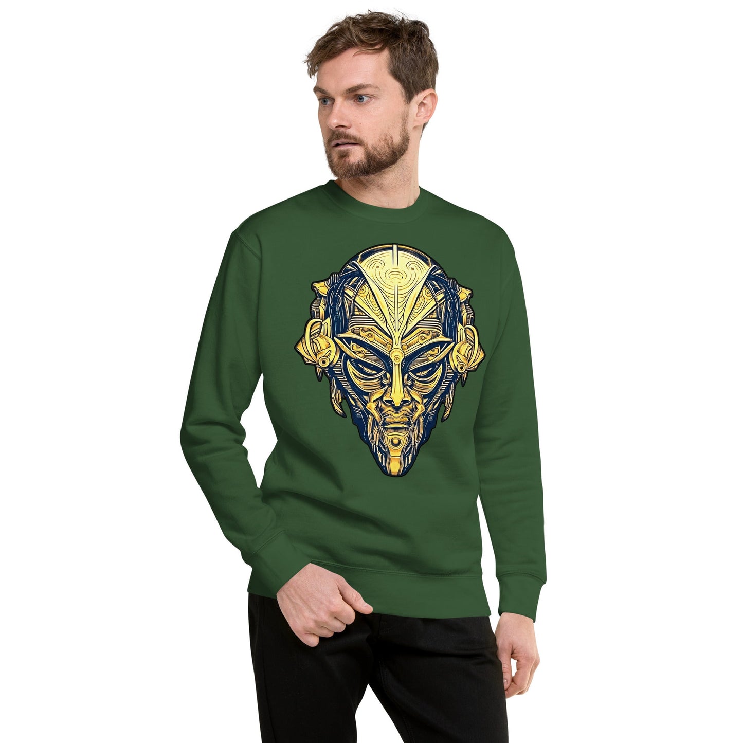 The Mask of Wisdom: Alden - Unisex Premium Sweatshirt - BBairt