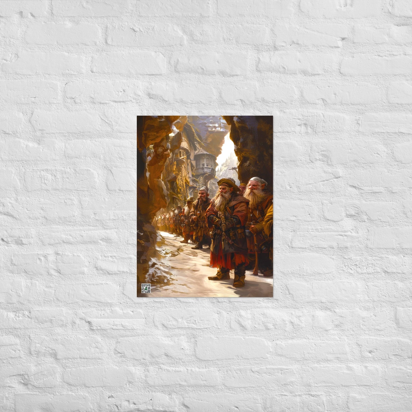 The Procession of Ironpeak - Photo paper poster - BBairt