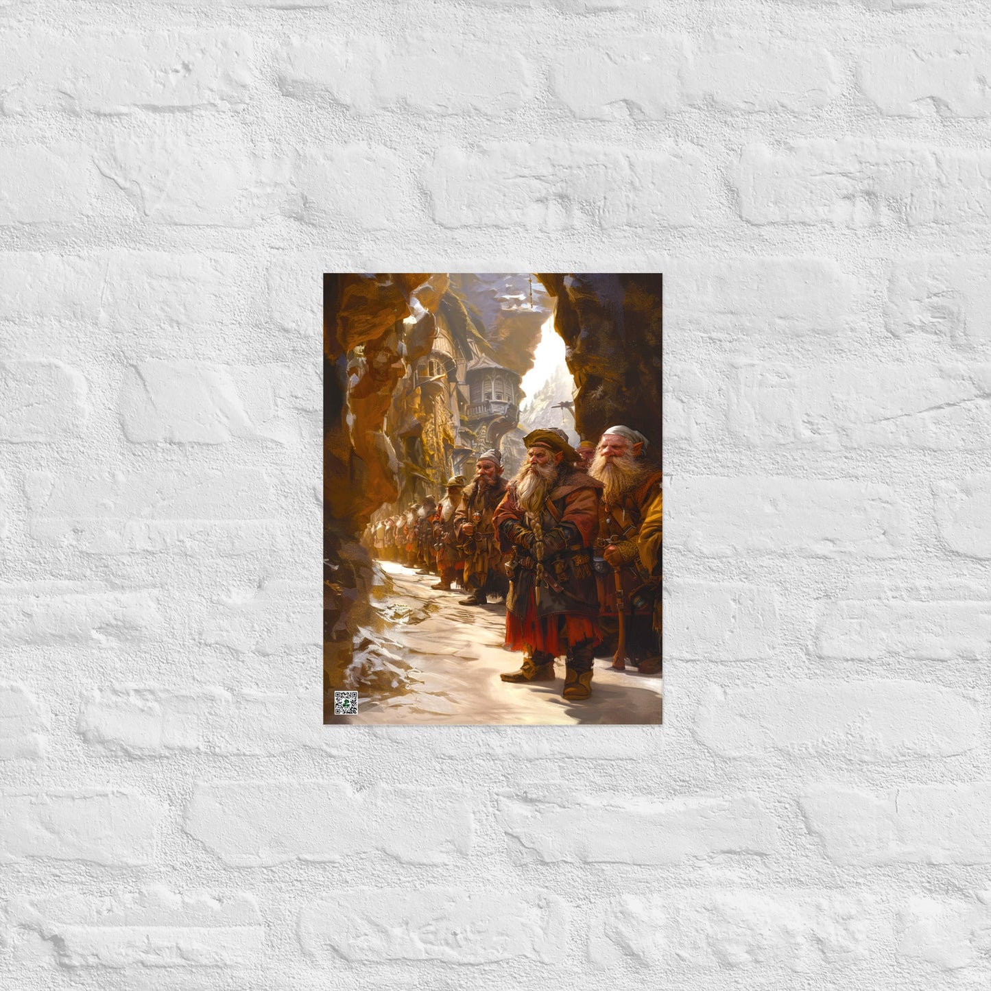 The Procession of Ironpeak - Photo paper poster - BBairt