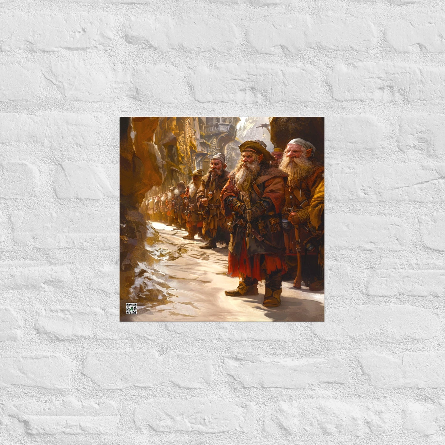 The Procession of Ironpeak - Photo paper poster - BBairt