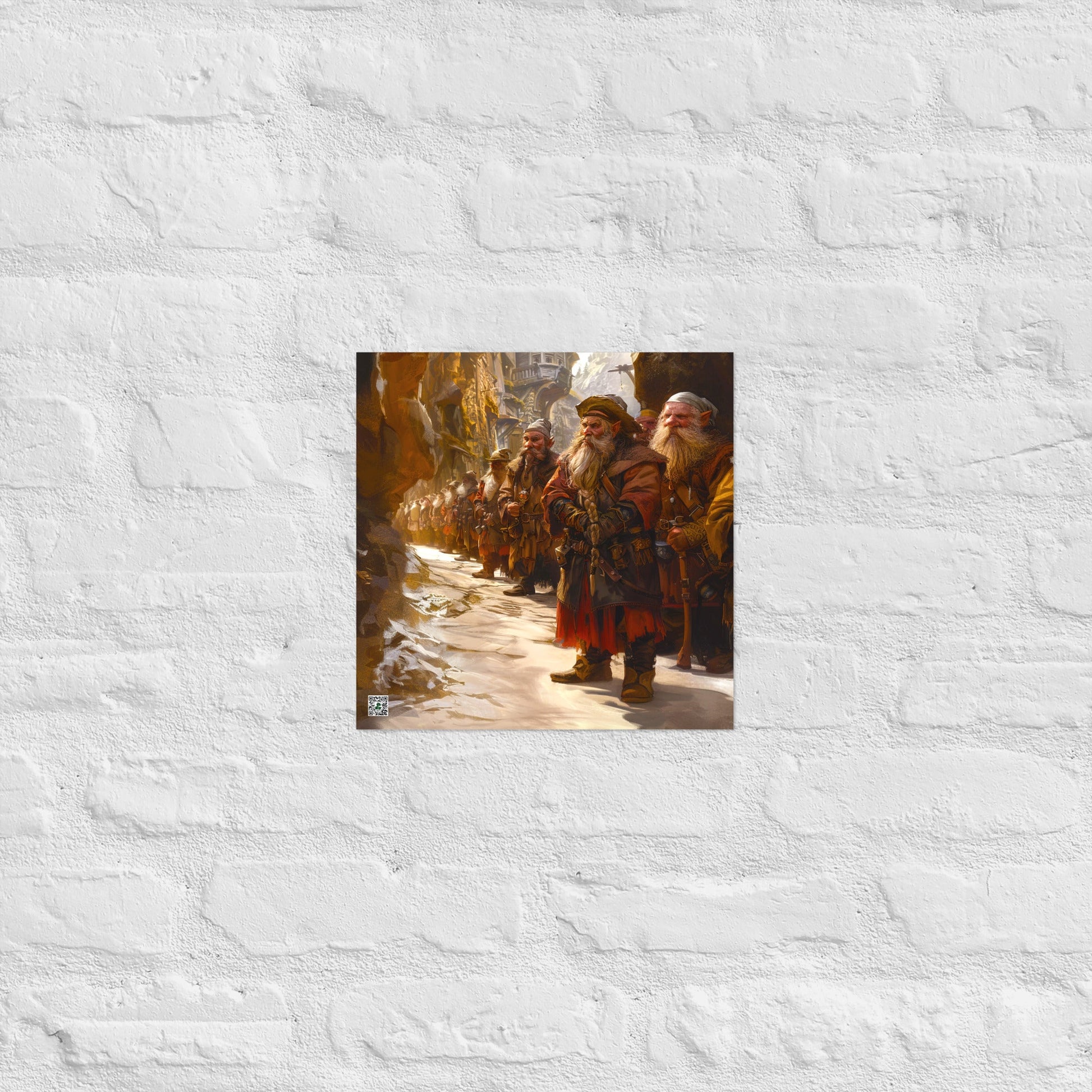 The Procession of Ironpeak - Photo paper poster - BBairt