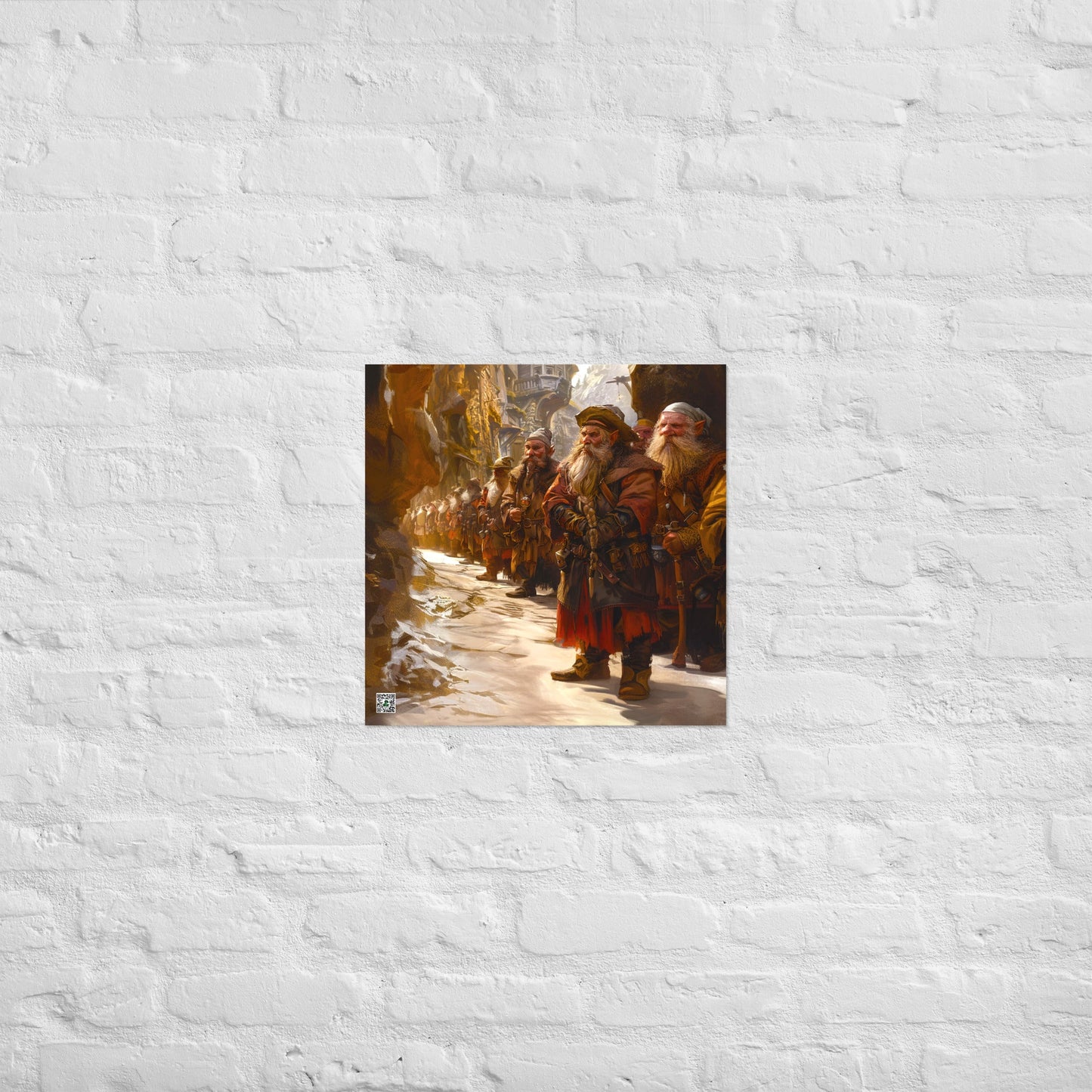 The Procession of Ironpeak - Photo paper poster - BBairt