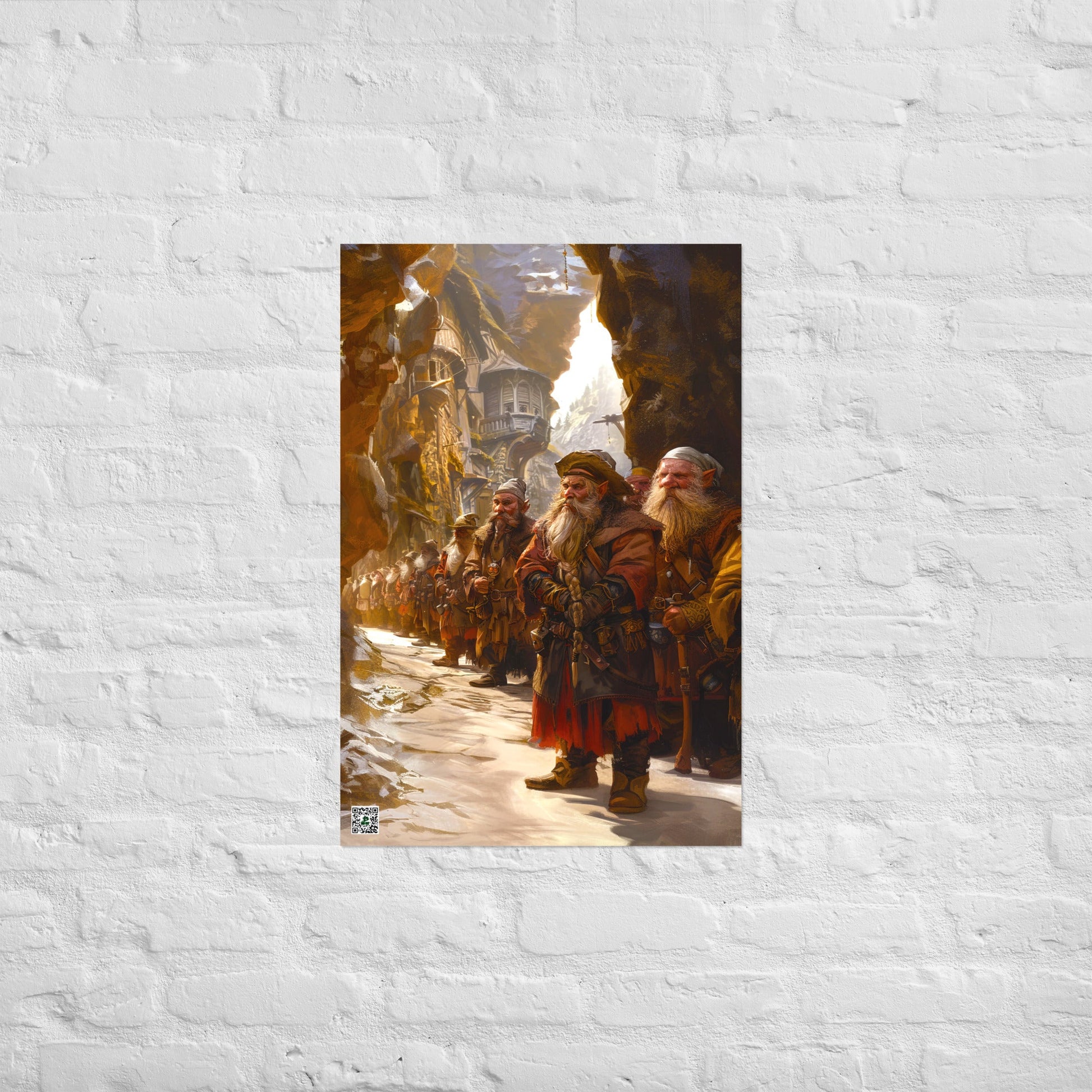 The Procession of Ironpeak - Photo paper poster - BBairt