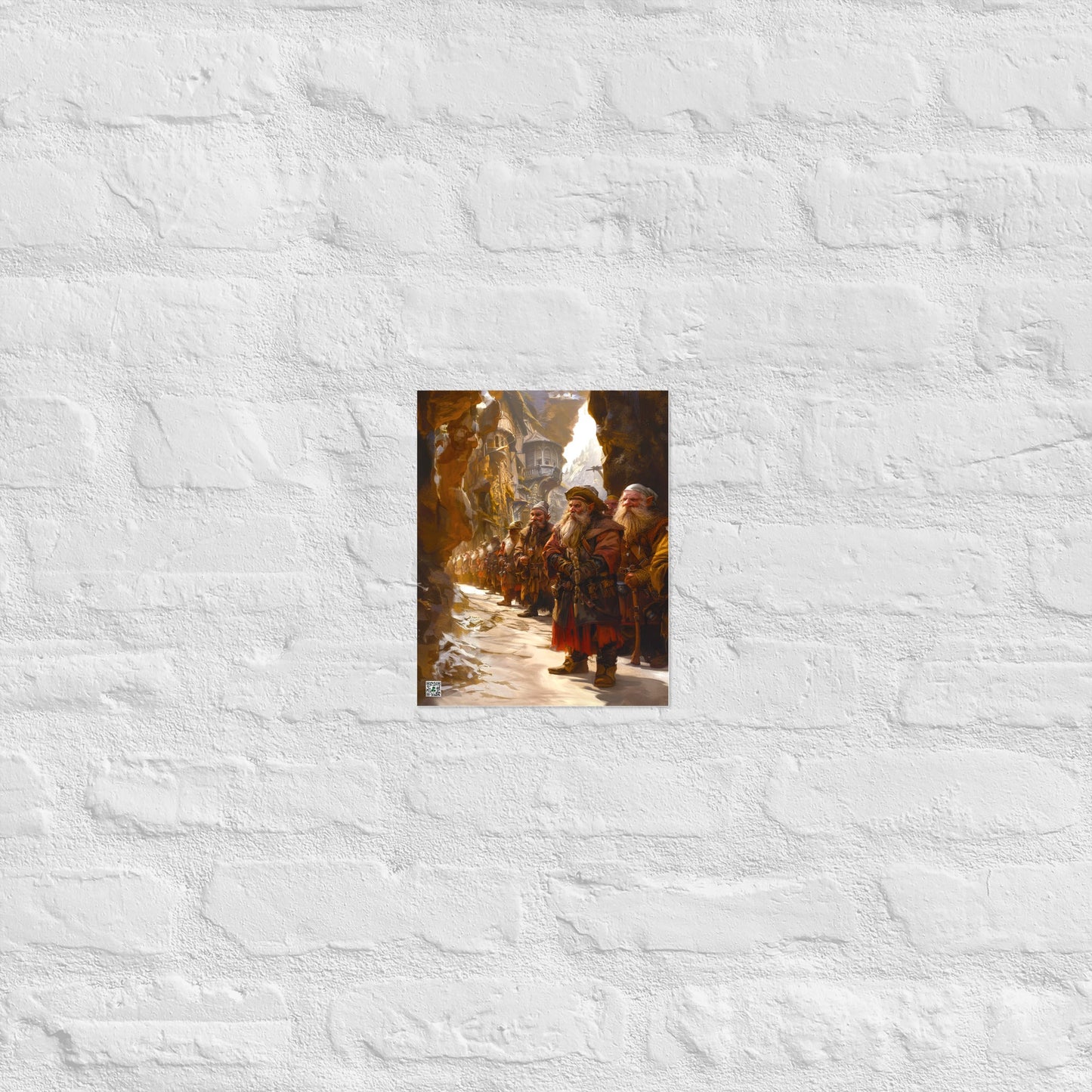 The Procession of Ironpeak - Photo paper poster - BBairt