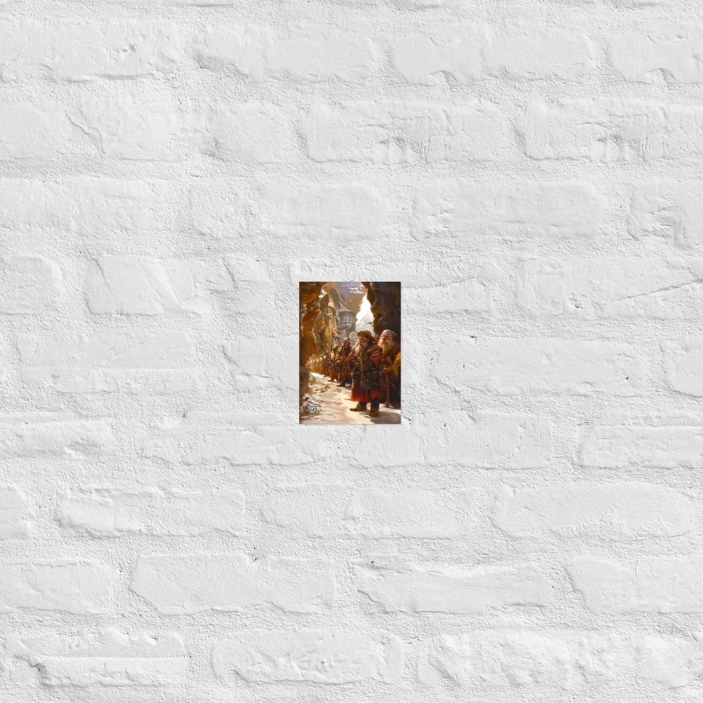 The Procession of Ironpeak - Photo paper poster - BBairt