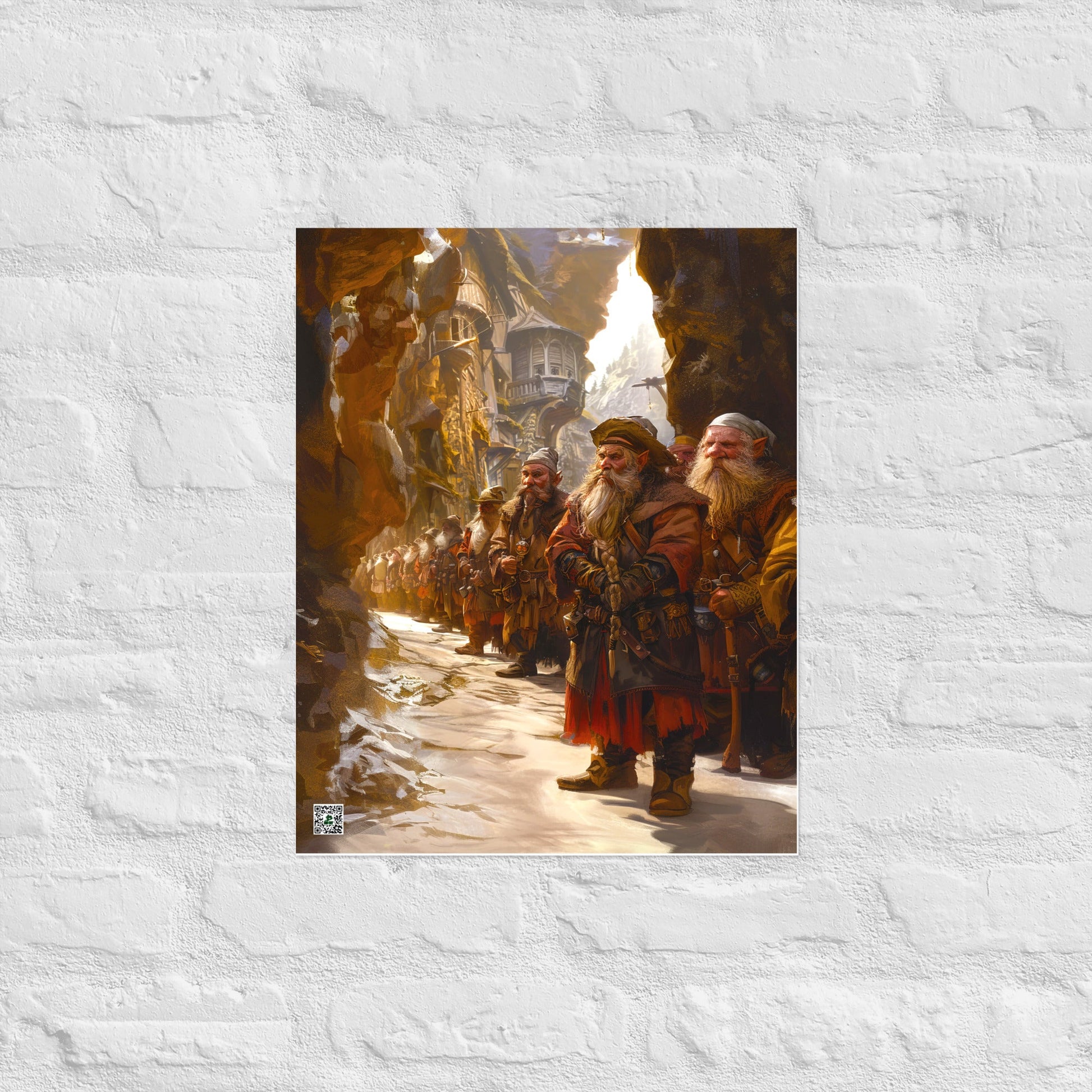 The Procession of Ironpeak - Photo paper poster - BBairt