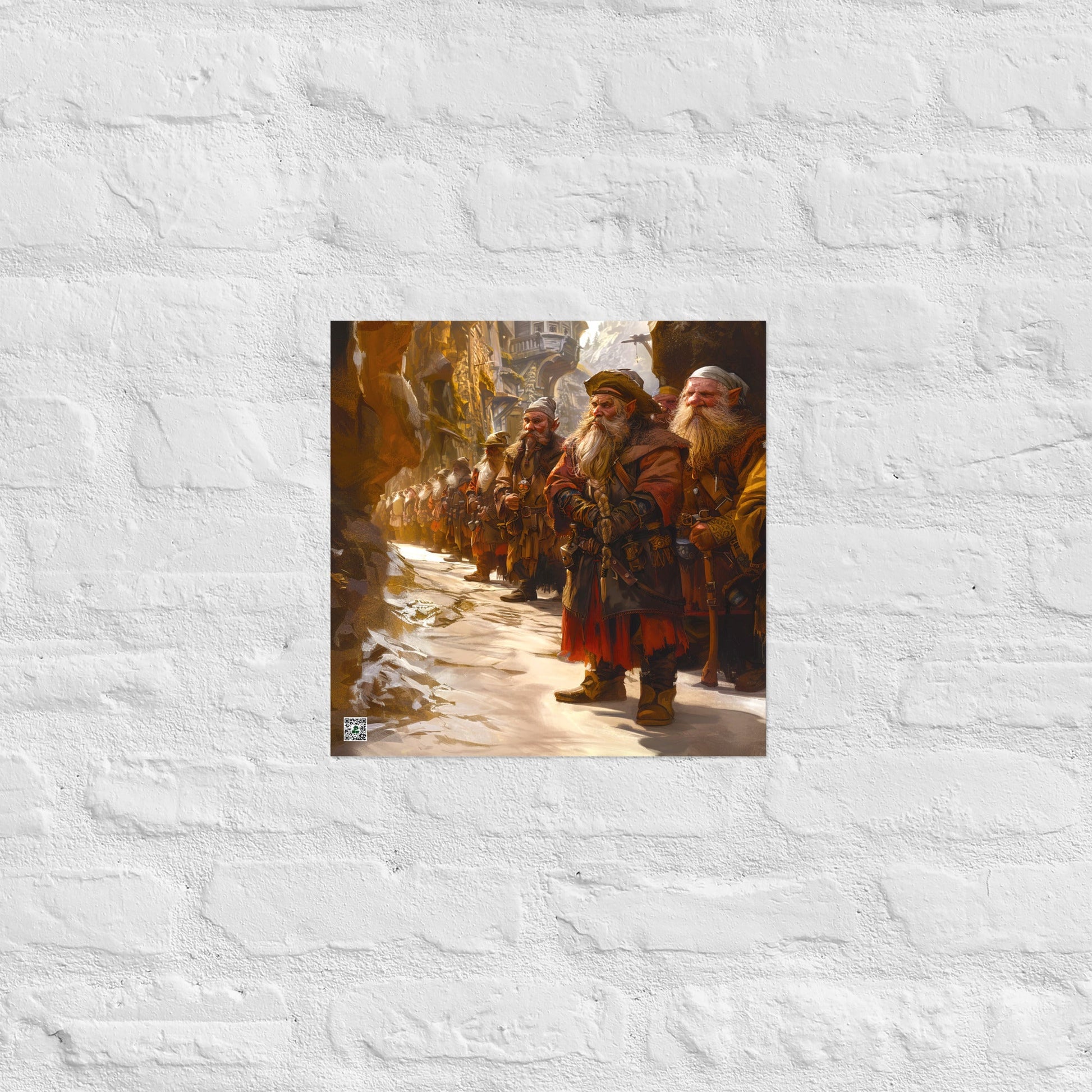 The Procession of Ironpeak - Photo paper poster - BBairt