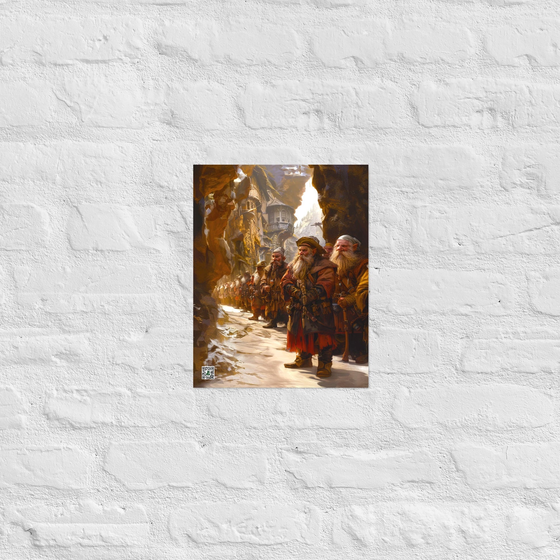The Procession of Ironpeak - Photo paper poster - BBairt