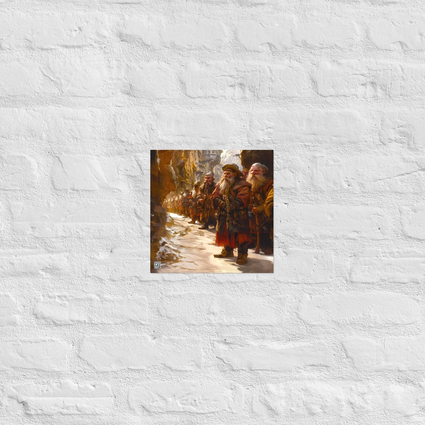 The Procession of Ironpeak - Photo paper poster - BBairt