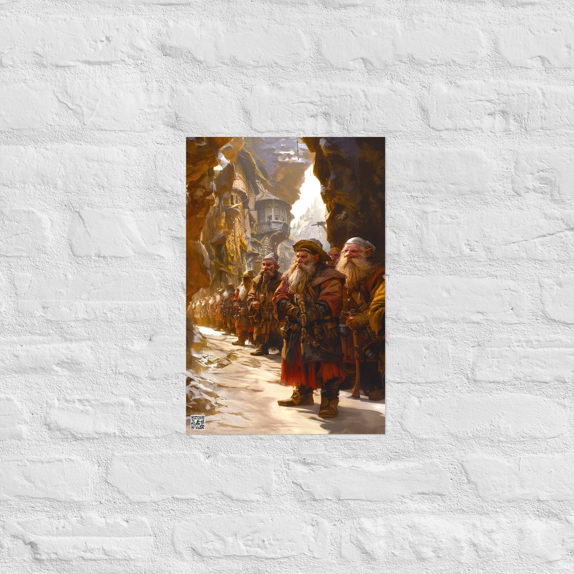 The Procession of Ironpeak - Photo paper poster - BBairt