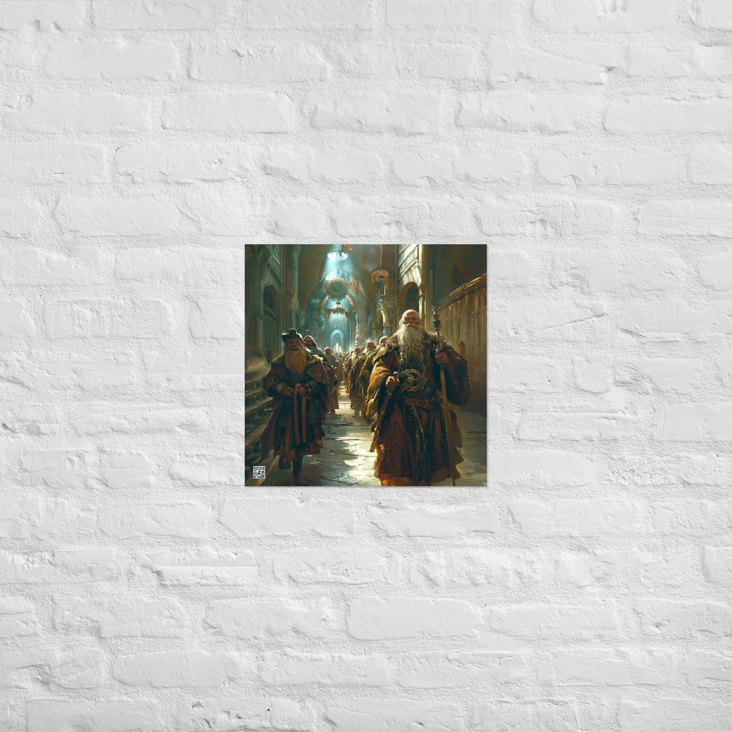 The Procession of the Stone Council - Photo paper poster - BBairt