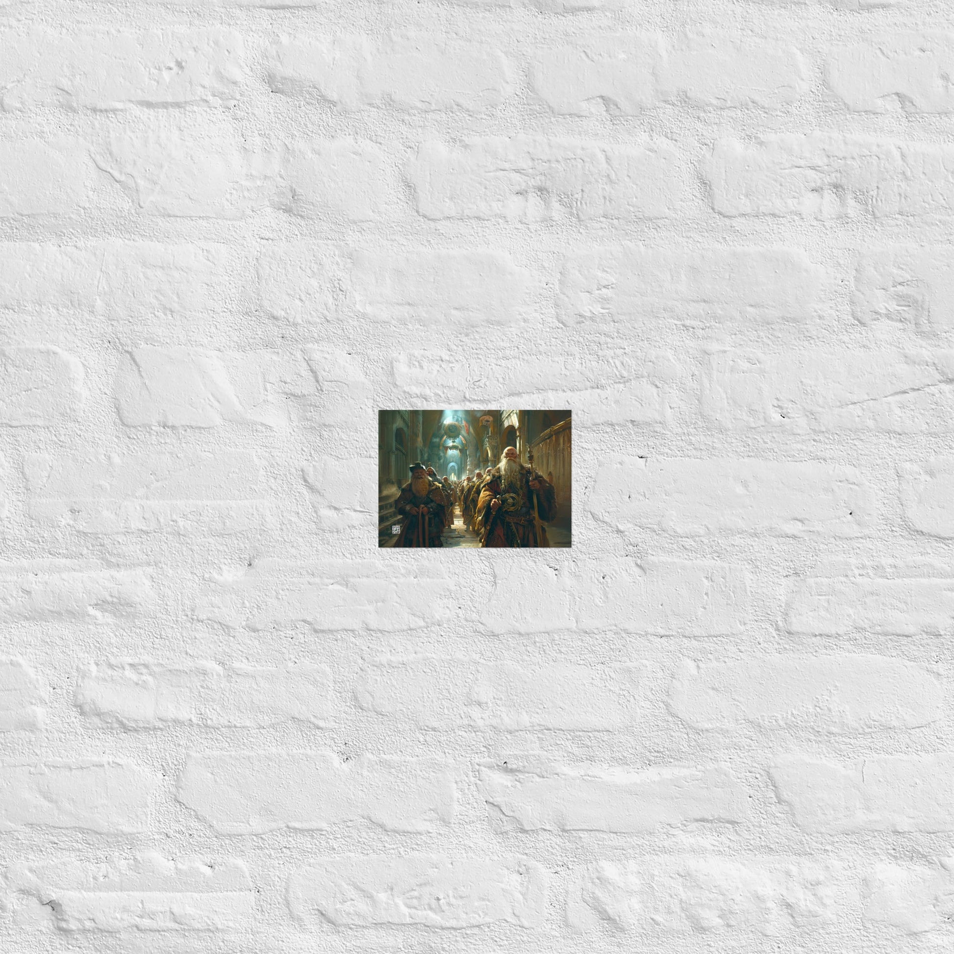 The Procession of the Stone Council - Photo paper poster - BBairt