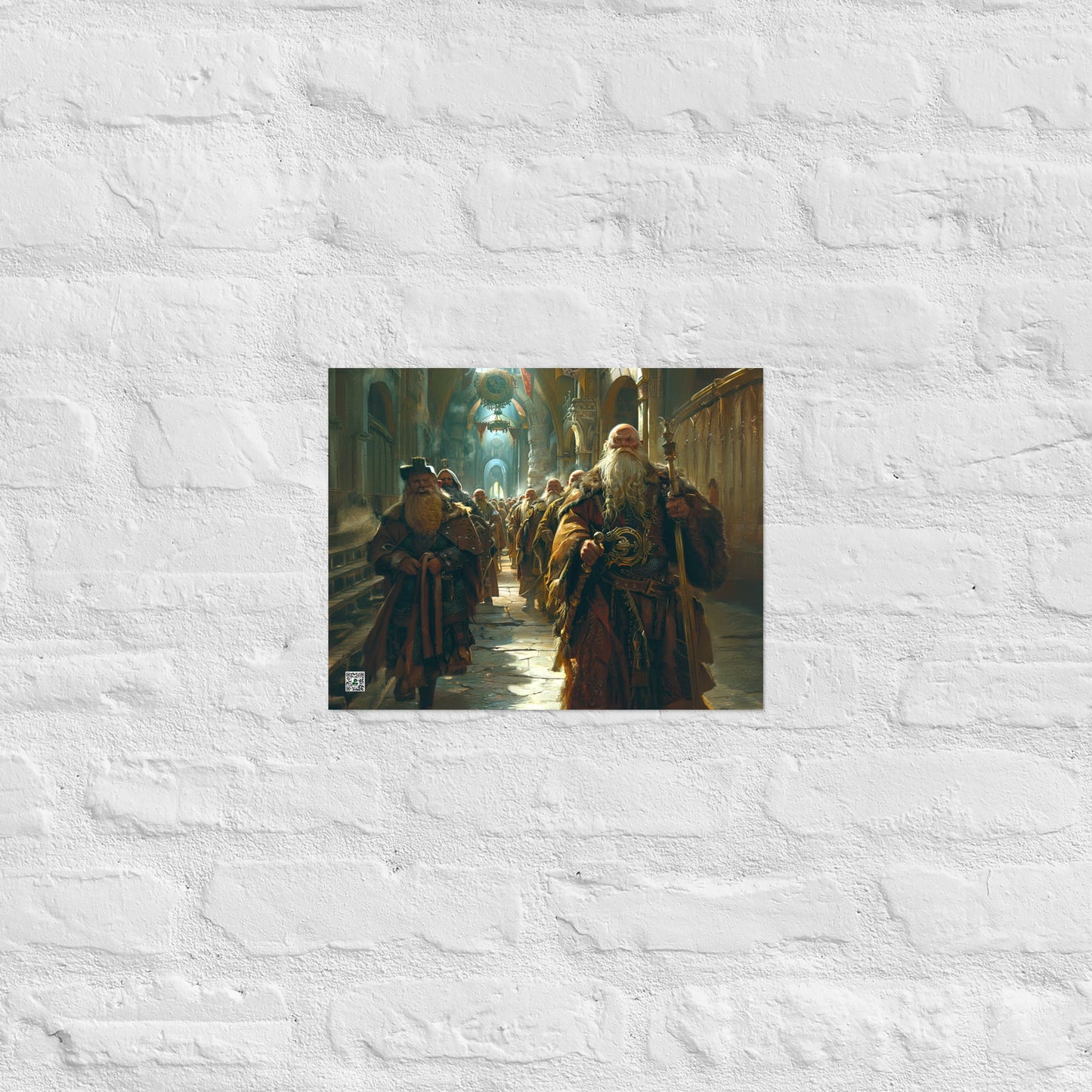 The Procession of the Stone Council - Photo paper poster - BBairt