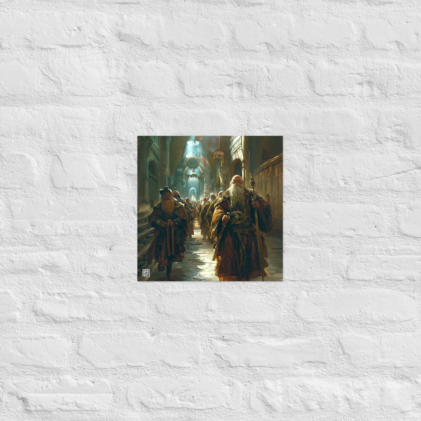The Procession of the Stone Council - Photo paper poster - BBairt