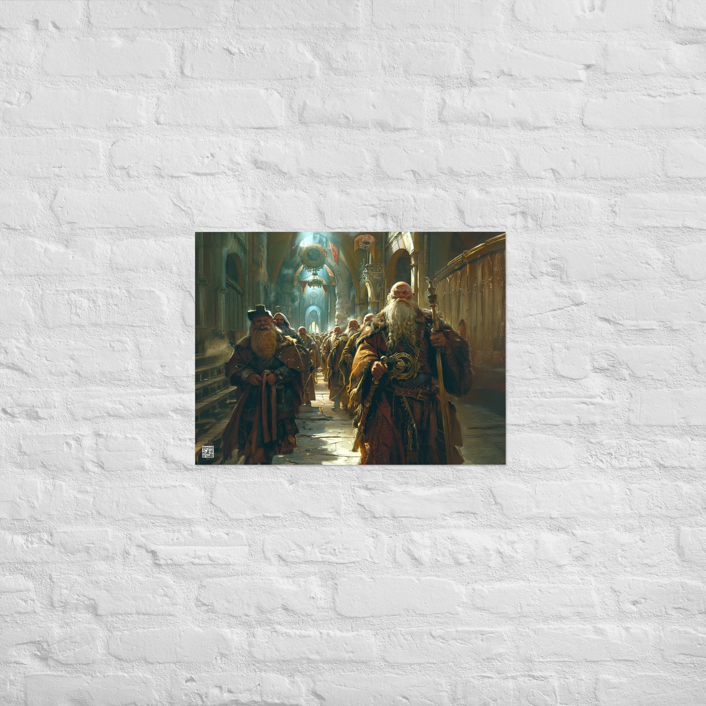 The Procession of the Stone Council - Photo paper poster - BBairt
