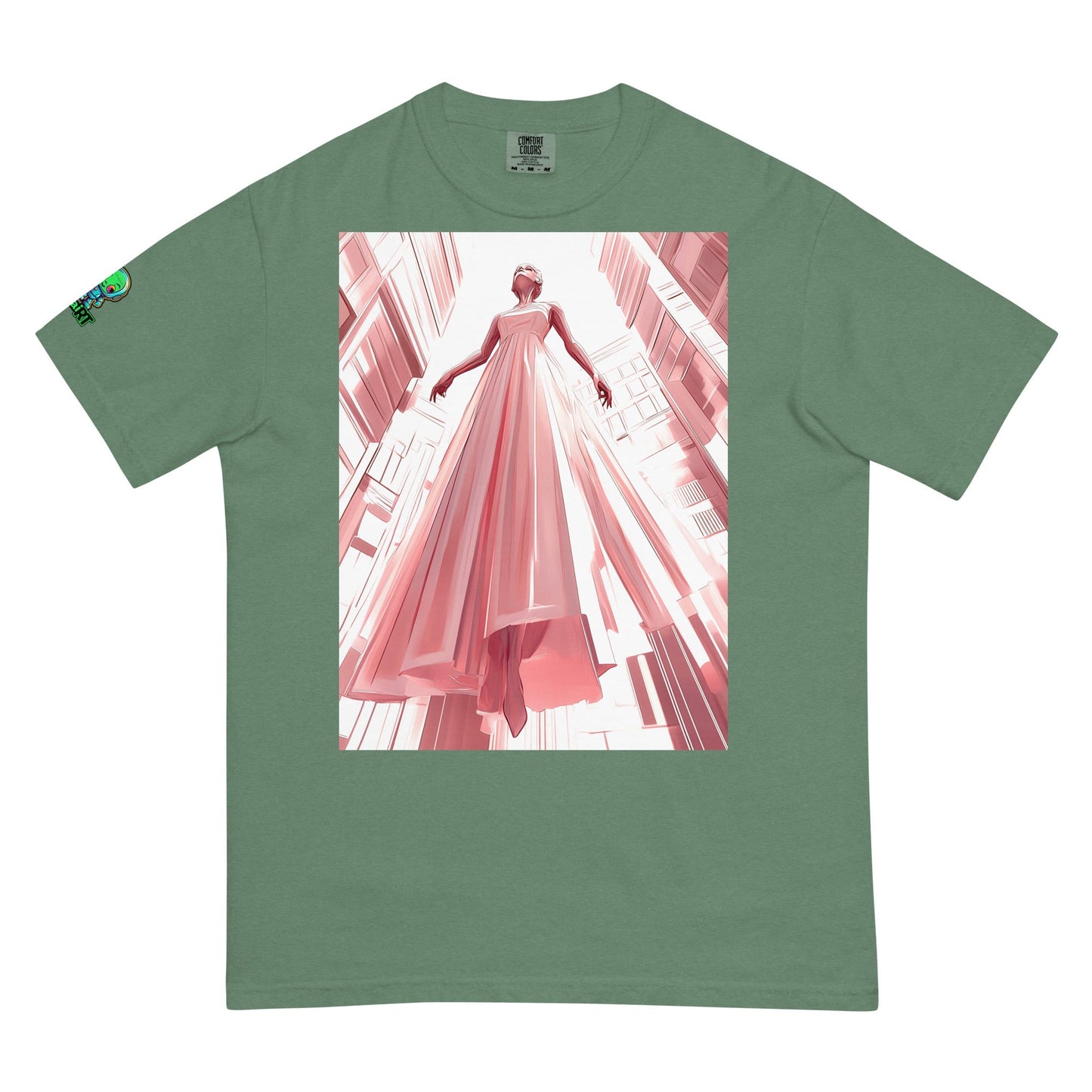 The Radiant Ascension - Unisex garment - dyed heavyweight t-shirt - BBairt