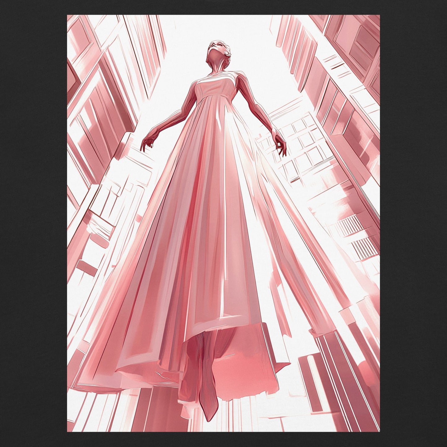 The Radiant Ascension - Unisex garment - dyed heavyweight t-shirt - BBairt