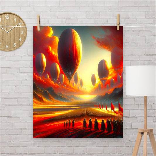 The Red Sky Armada Alt - Photo paper poster - BBairt