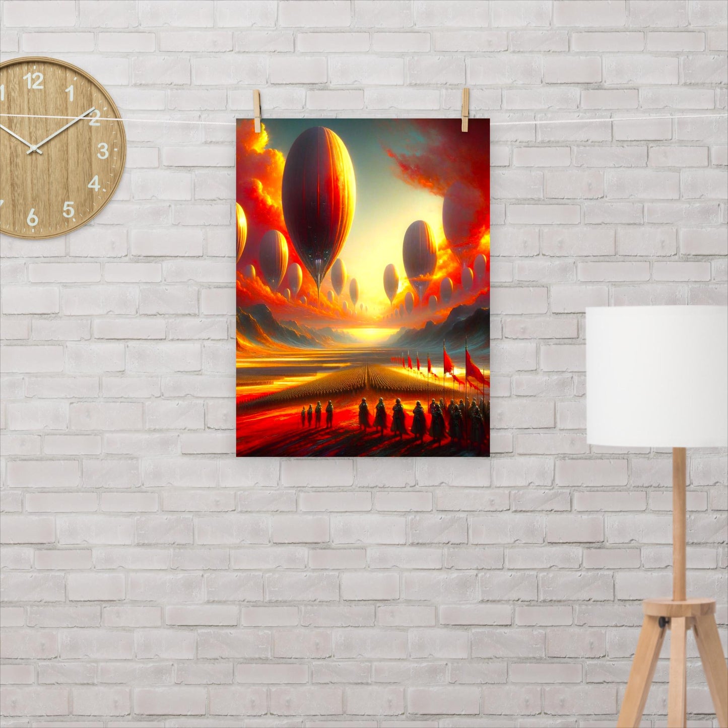The Red Sky Armada Alt - Photo paper poster - BBairt