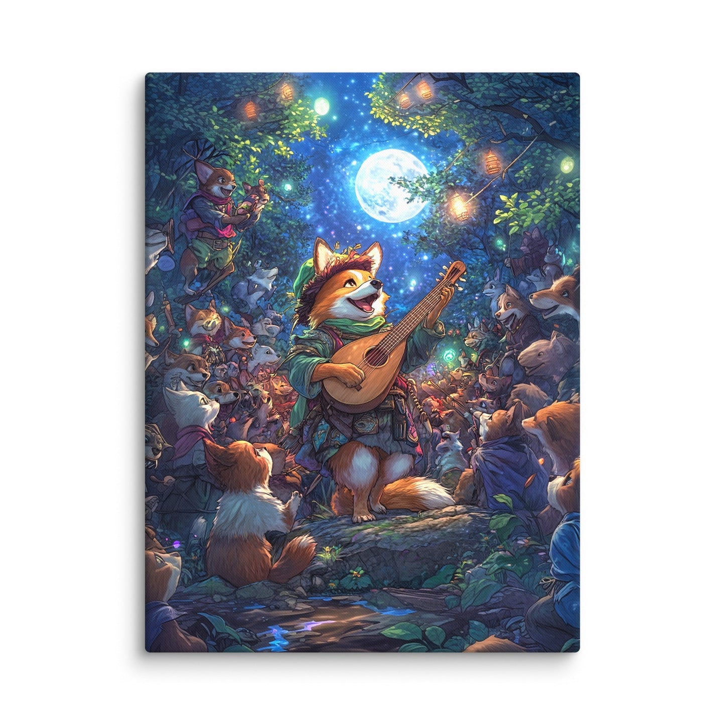 The Woodland Serenade – Canvas Print - BBairt