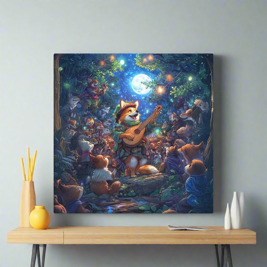The Woodland Serenade – Canvas Print - BBairt
