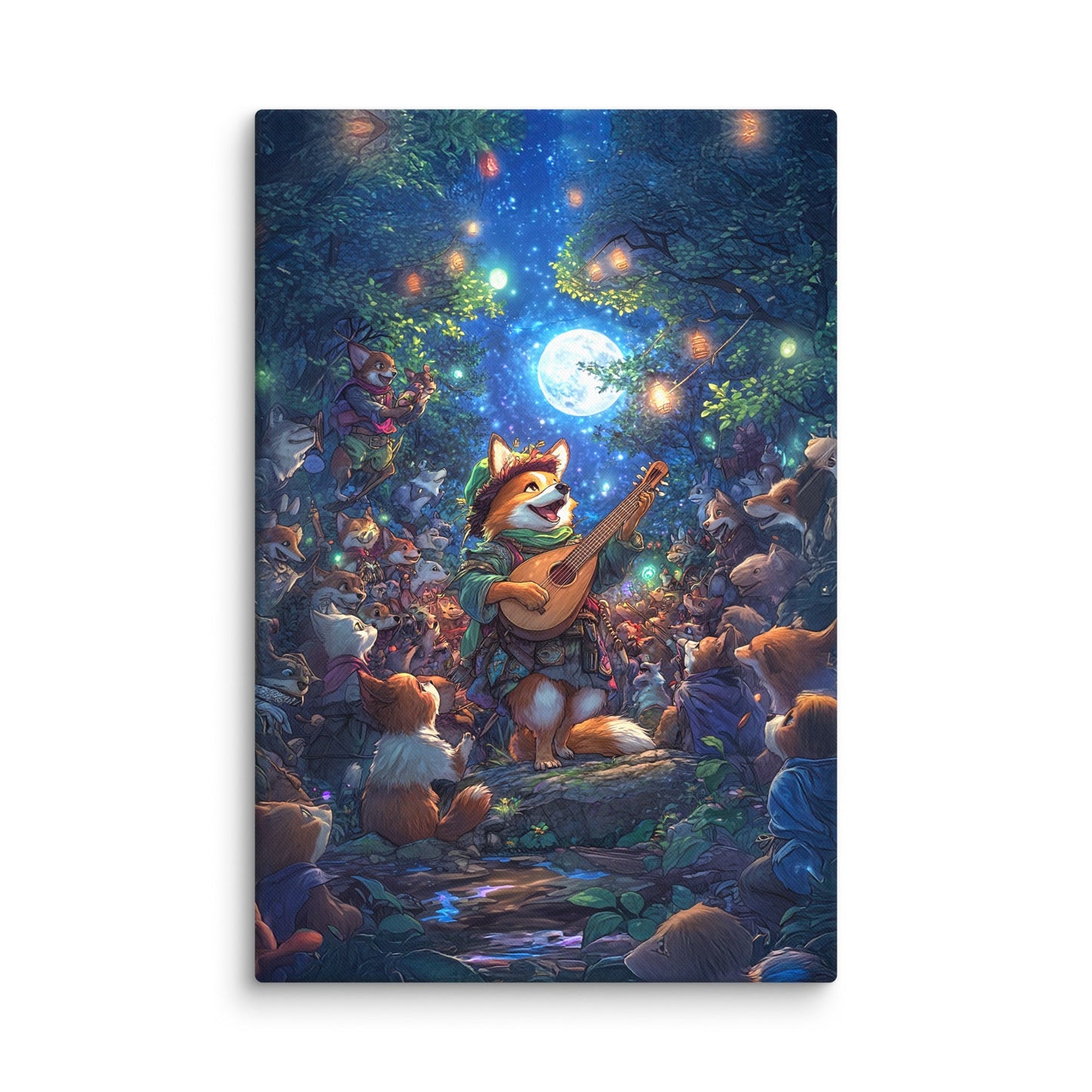The Woodland Serenade – Canvas Print - BBairt