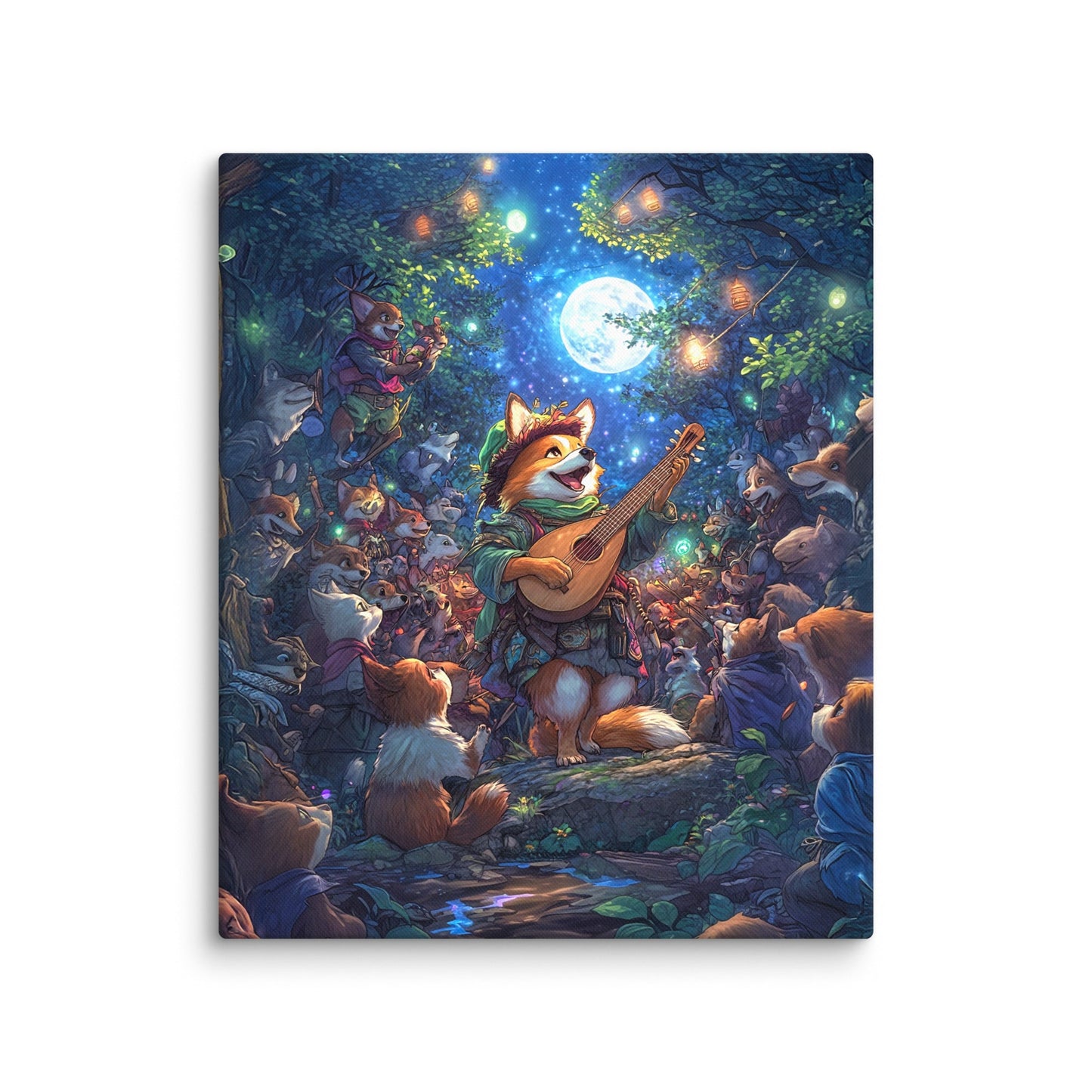 The Woodland Serenade – Canvas Print - BBairt