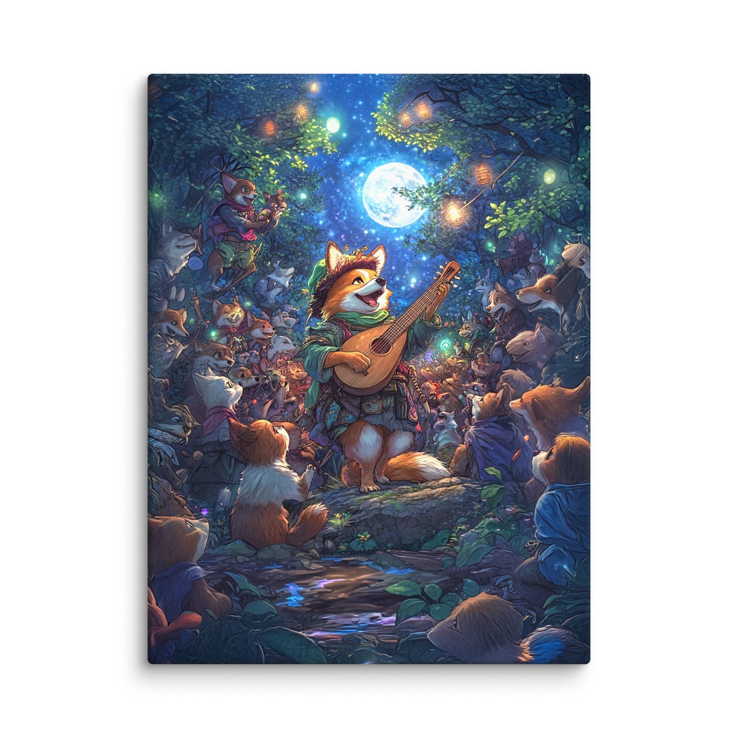 The Woodland Serenade – Canvas Print - BBairt