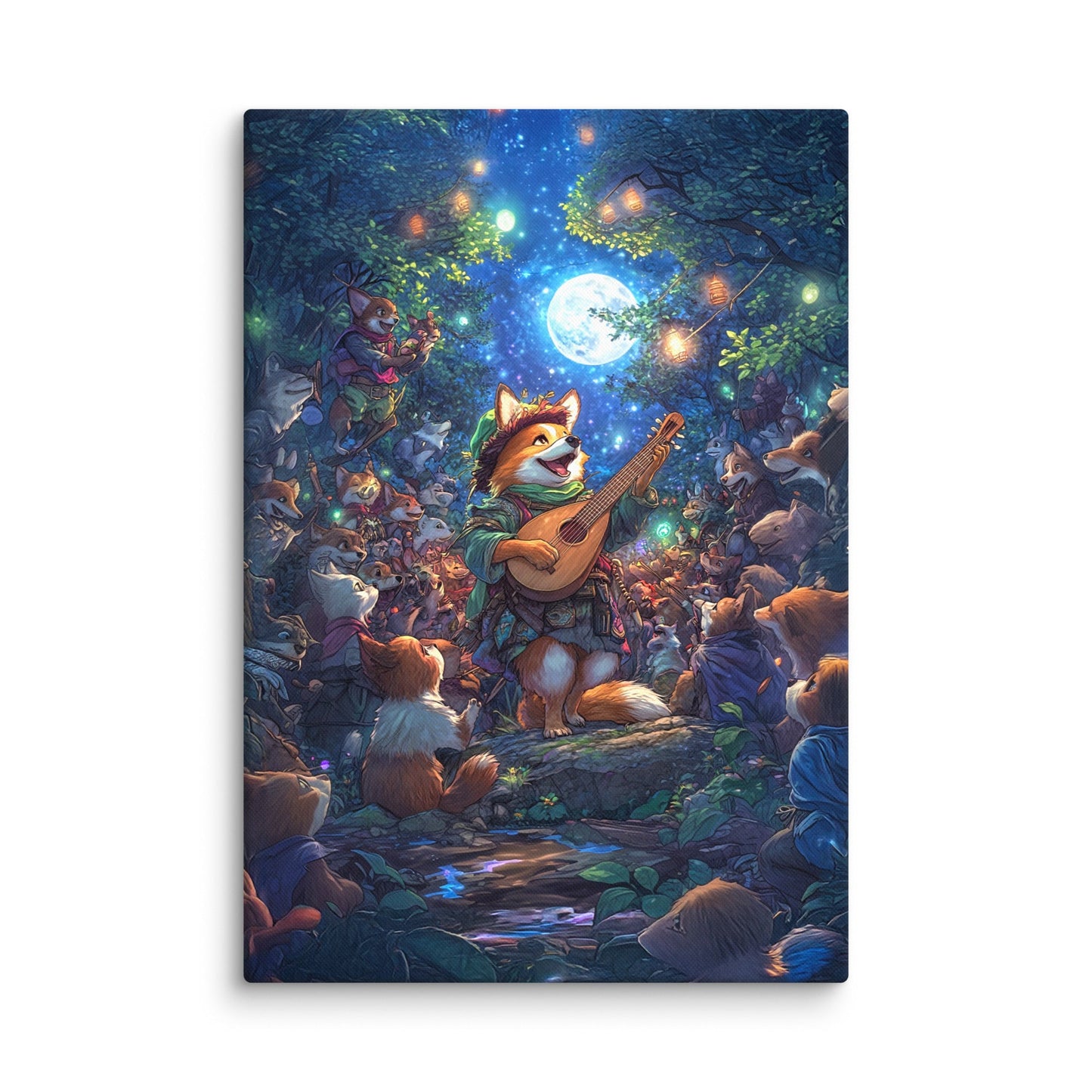 The Woodland Serenade – Canvas Print - BBairt