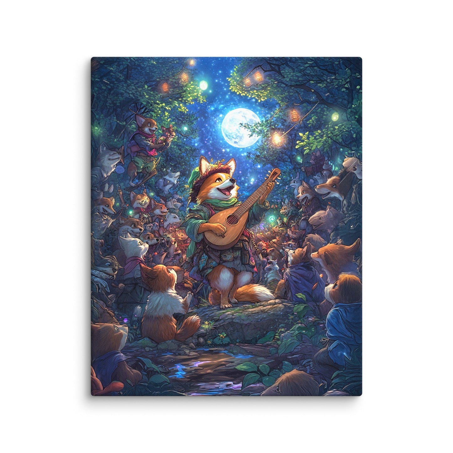 The Woodland Serenade – Canvas Print - BBairt