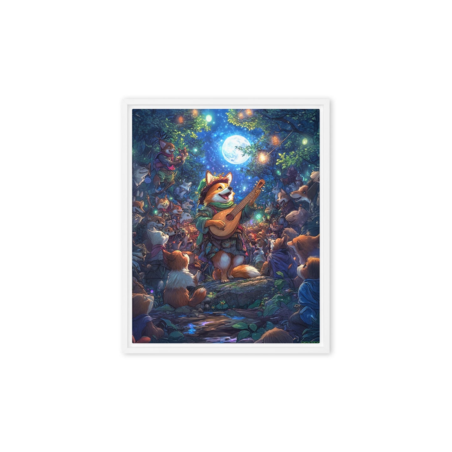 The Woodland Serenade - Framed Canvas Print - BBairt
