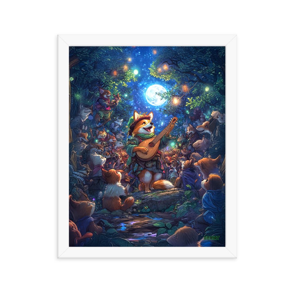 The Woodland Serenade - Framed Matte Poster - BBairt