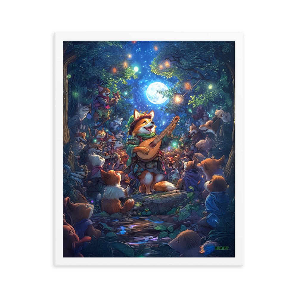 The Woodland Serenade - Framed Matte Poster - BBairt