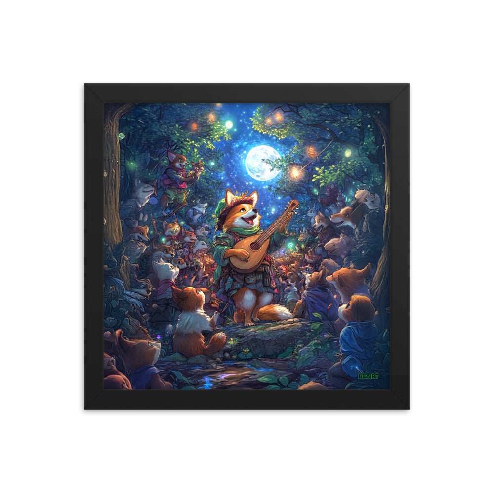 The Woodland Serenade - Framed Matte Poster - BBairt