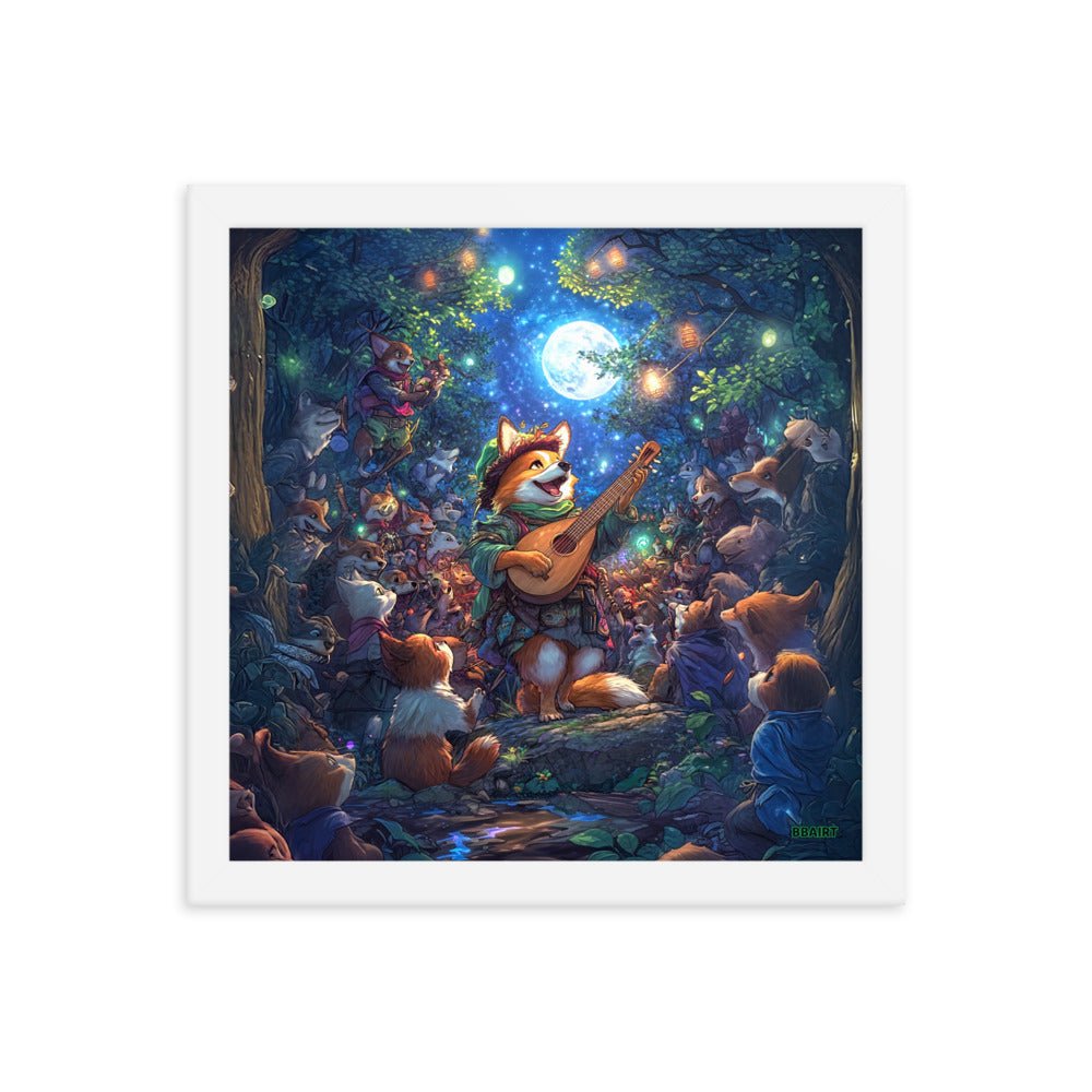 The Woodland Serenade - Framed Matte Poster - BBairt