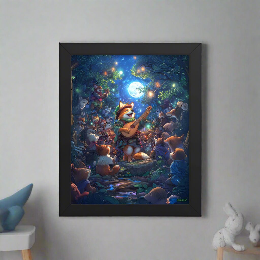 The Woodland Serenade - Framed Matte Poster - BBairt