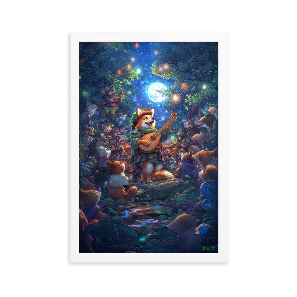 The Woodland Serenade - Framed Matte Poster - BBairt