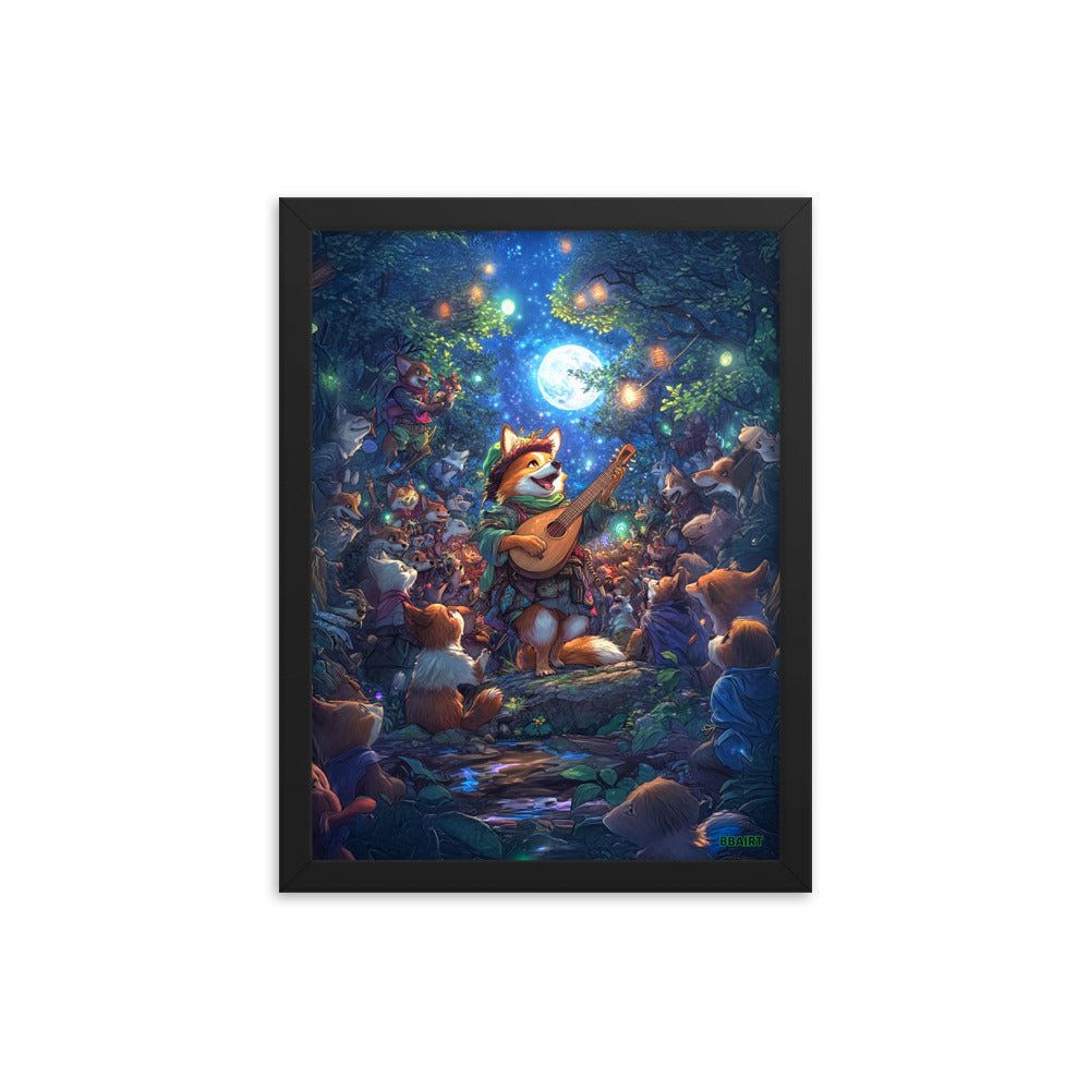 The Woodland Serenade - Framed Matte Poster - BBairt